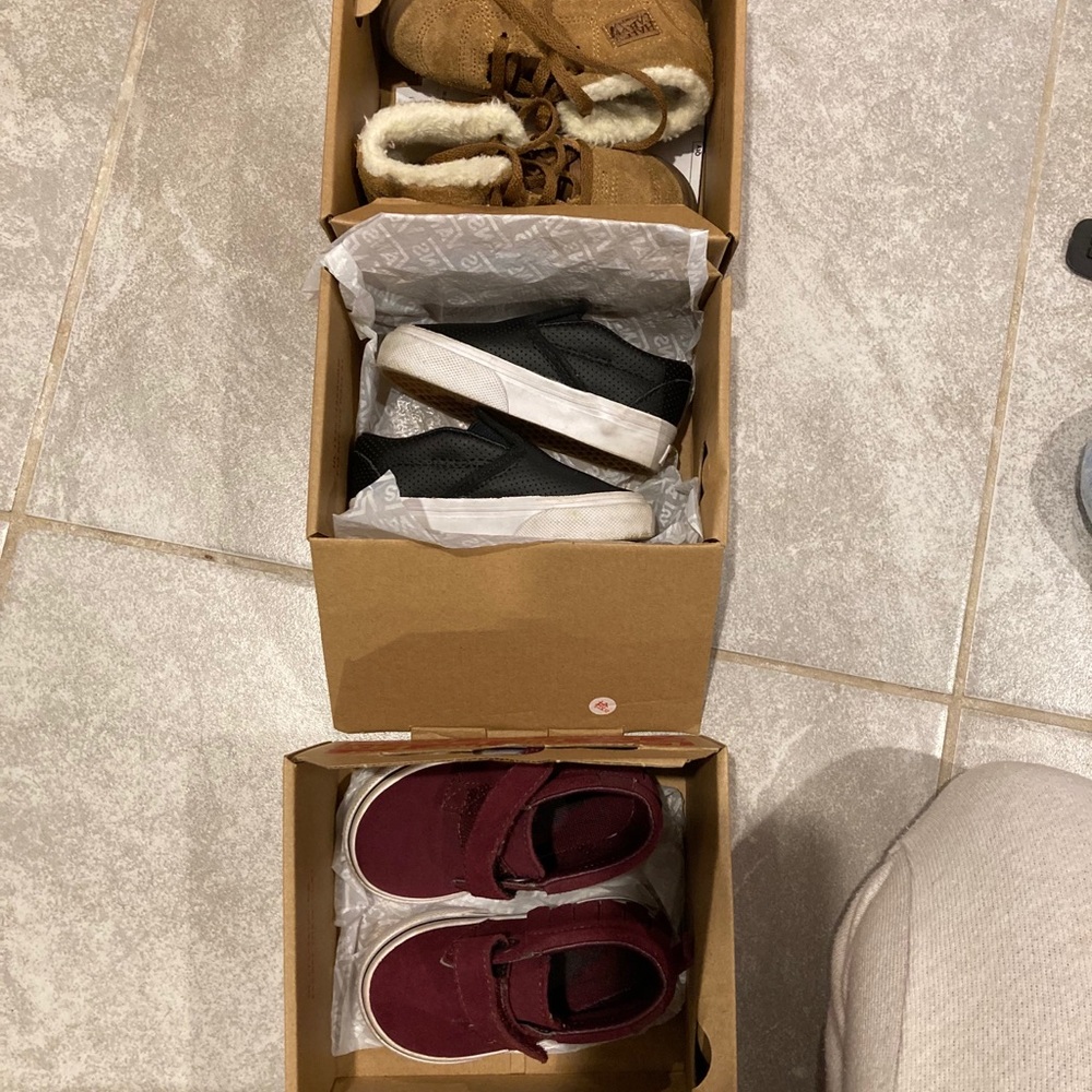 Toddler 3 Pairs Of Vans